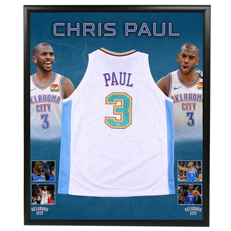 Basketball - Chris Paul Signed OKC Jersey (Hollywood Collectibles Holo ...