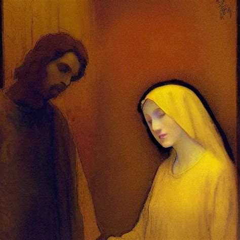 The Annunciation By Odilon Redon By Artgerm Stable Diffusion Openart