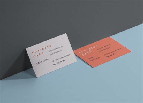 High Quality Free Business Card Mockups Page Of Good Mockups