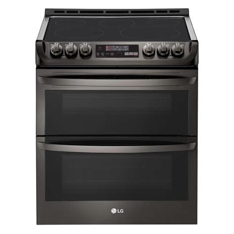 LG Electronics 7.3 cu. ft. Smart Double Oven Electric Range, Self-Cleaning, Convection and Wi-Fi ...