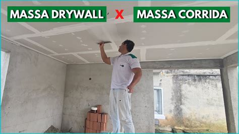 AFINAL PRECISA OU NÃO DE MASSA CORRIDA NO DRYWALL YouTube