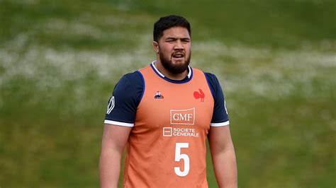 Emmanuel Meafou Priv De La Coupe Du Monde De Rugby Avec Le Xv De