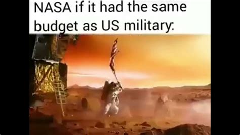 Nasa Budget Vs Military Meme