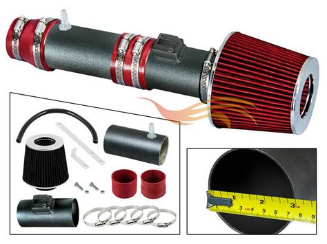 Bcp Rw Red For Pilot Ridgeline Odyssey Mdx Air Intake Kit