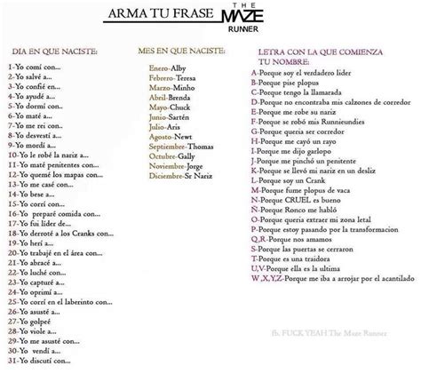 Pin En The Maze Runner