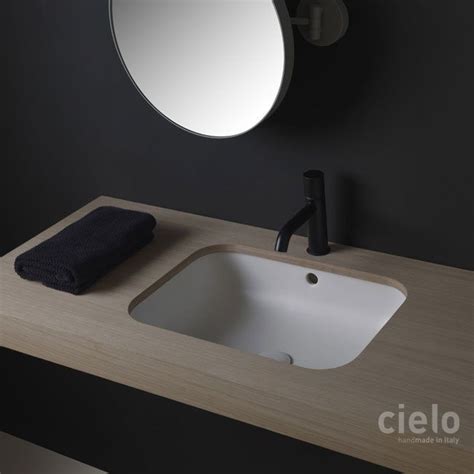 Rectangular Undercounter Washbasin Colored Talco Enjoy Wash Basin