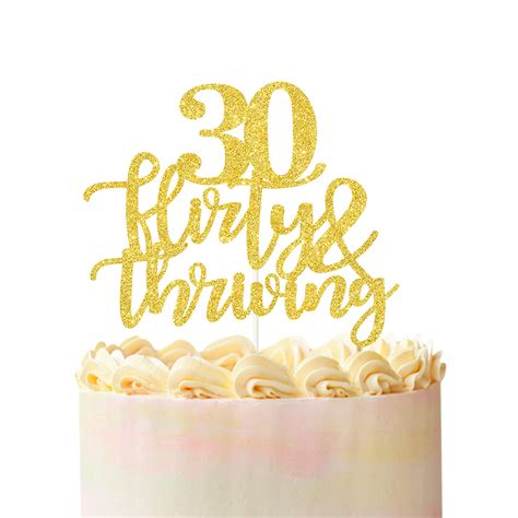 Buy Flirty Thriving Cake Topper Funny Th Birthday Party Decor