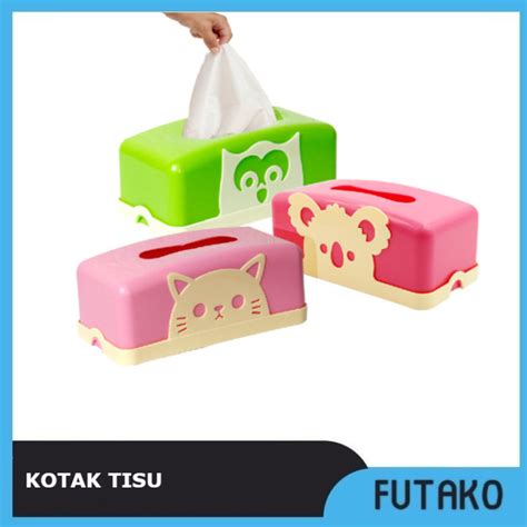 Kotak Tissue Tempat Tisu Karakter Kotak Tissue Plastik FUTAKO