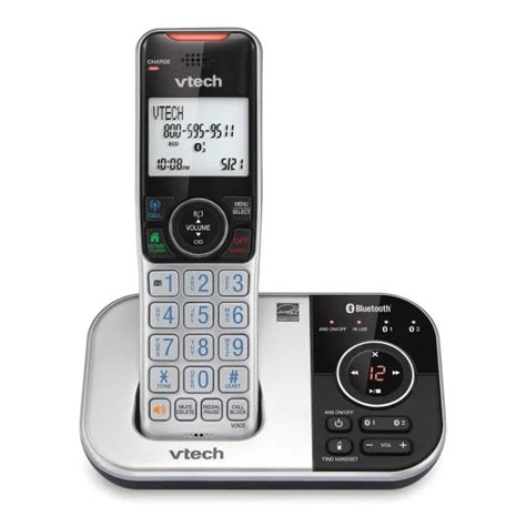 VTech® Bluetooth® DECT 6.0 Expandable Cordless Phone with Connect to C