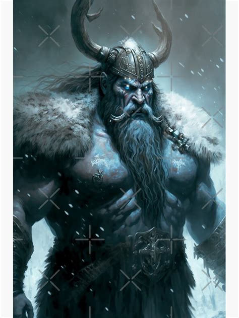 Frost Giant Norse Mythology Artwork Poster For Sale By Wewebpt