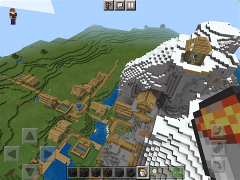 MCPE/Bedrock Abandoned Village on a Cool Mountain (Seed) – Minecraft ...