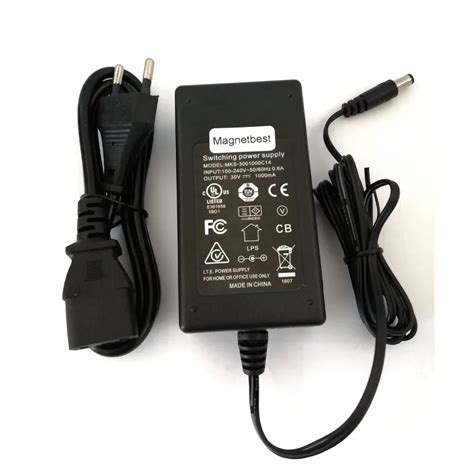 30V 1A 1000mA AC DC Adapter 30V1A 30W Universal Switching Power Supply