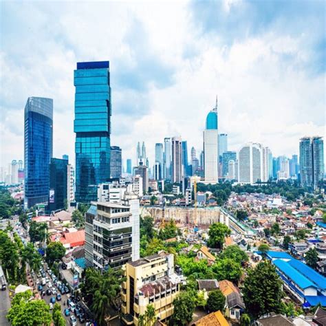 Elevated view of Jakarta's Skyline - Travel Off Path