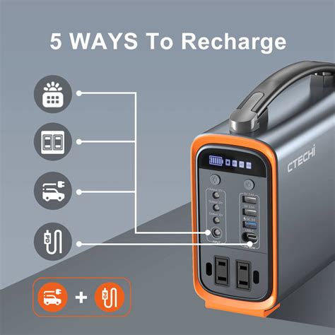 CTECHi GT200 Portable Power Station 200W, 240Wh