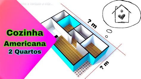 Planta Baixa 6x11 2 Quartos Cozinha Americana YouTube