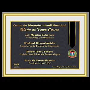 Placa De Homenagem Personalizada M Placa Comemorativa