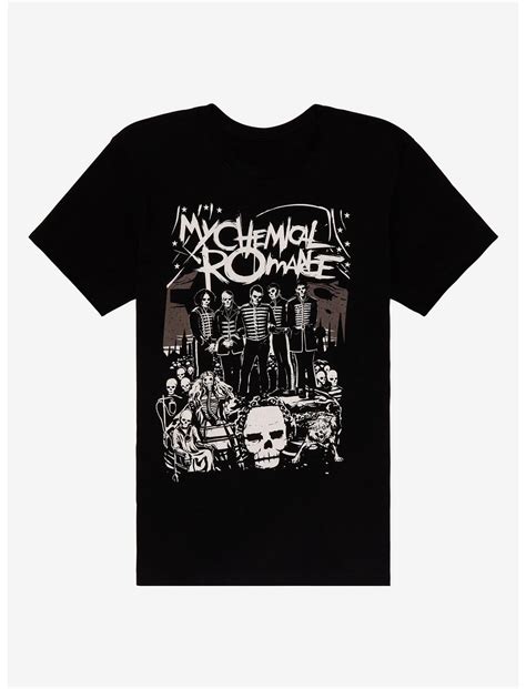 My Chemical Romance Black Parade Line Up T Shirt Hot Topic