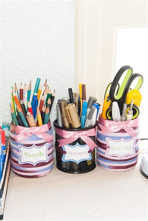 DIY Decorative Pencil Holder Free Printable The Crafting Nook