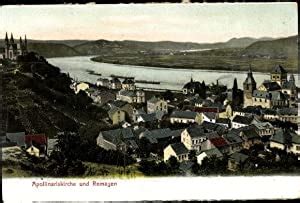 Ansichtskarte Postkarte Remagen Am Rhein Teilansicht Mit