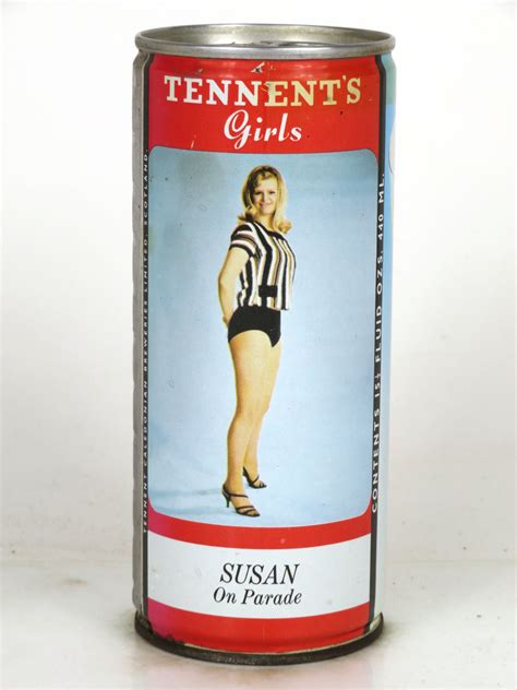 Item 11284 1974 Tennent S Lager Beer Susan On Parade Tab Top Can