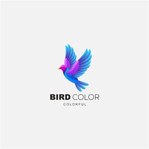 Premium Vector Bird Logo Design Vector Gradient Colorful