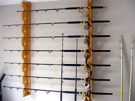 Wall Mount Fishing Pole Holder Can Totally Diy With Pallet Wood