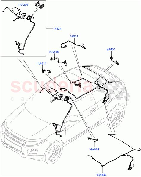 Electrical Wiring Body And Rear Roof 2 Door Convertible Parts