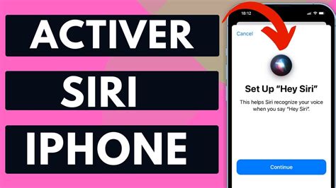 Comment Activer Siri Sur IPhone 11 X 12 13 14 YouTube