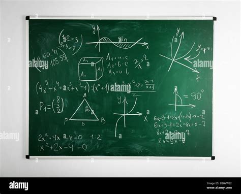 Math formulas on blackboard background Stock Photo - Alamy