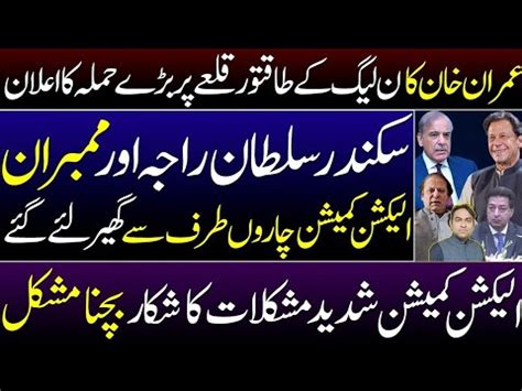 Sikandar Sultan Raja Ecp Members In Trouble Imran Khan Decided To