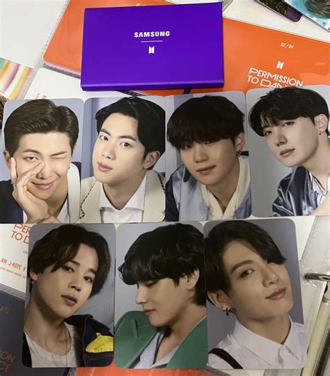 Sold As Set BTS Samsung Photocard Complete Set Hobbies Toys