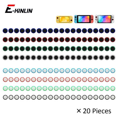 20 Pieces Silicone Analog Thumbstick Cap Controller Joystick Cover