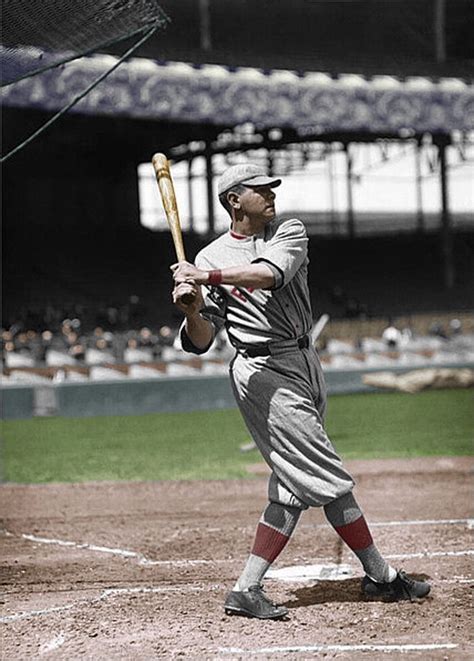 Babe Ruth Taking His Swings During His Red Sox Stay Baseball Classic