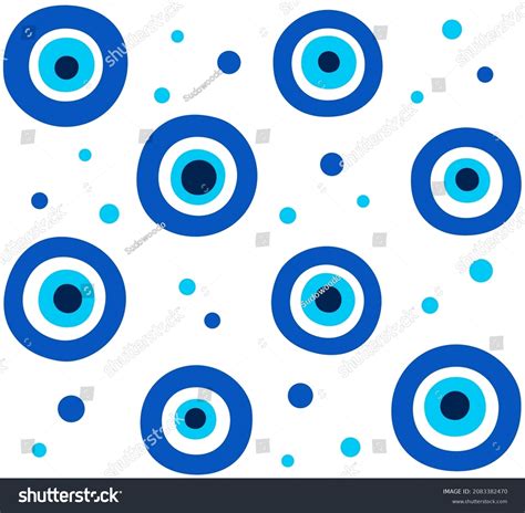 Nazar Boncugu Turkish Evil Eye Abstract Stock Vector Royalty Free