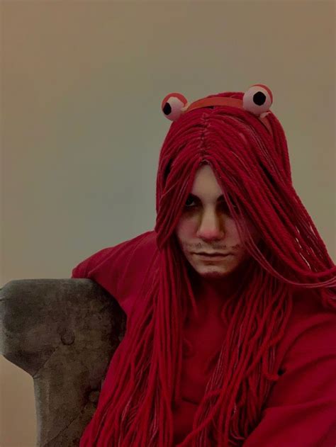 Red Guy Dhmis Red Guy Dont Hug Me Costume Party