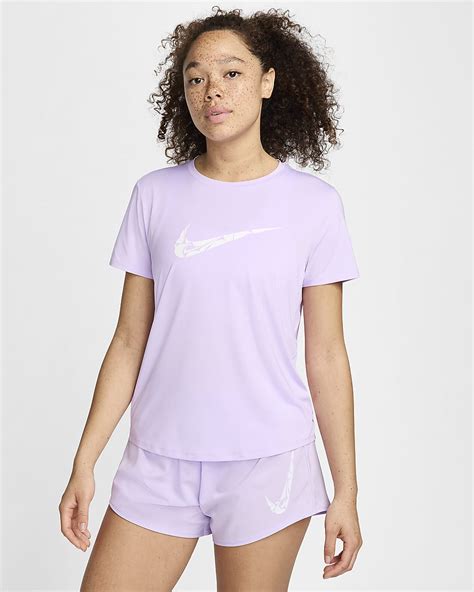 Haut de running à manches courtes Dri FIT Nike One Swoosh pour femme