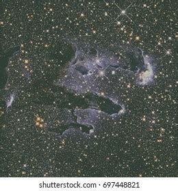 Pillars Creation Infrared View Eagle Nebula Stock Photo 697448821 ...