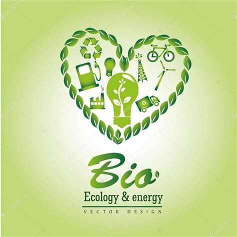 Bio Ecology And Energy Stock Vector Image By Yupiramos