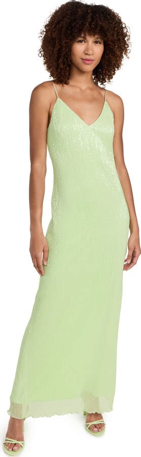 Rosetta Getty Sequin Slip Dress Shopstyle