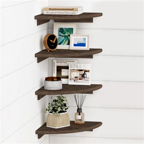 Amazon Fixwal Corner Floating Shelves Set Of Wall Mounted