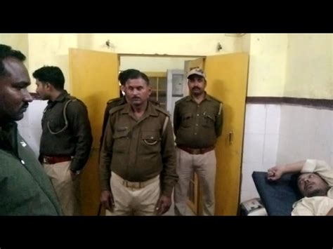 Two Shot In The Leg Cow Smugglers From Lucknow Illegal Weapons Including Sandpaper Recovered