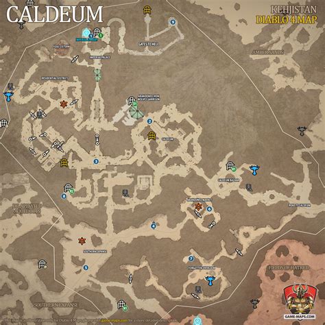 Caldeum Map for Diablo 4