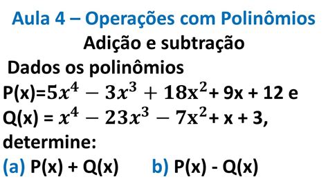 Adição E Subtração De Polinomios Exercicios 8 Ano - 10