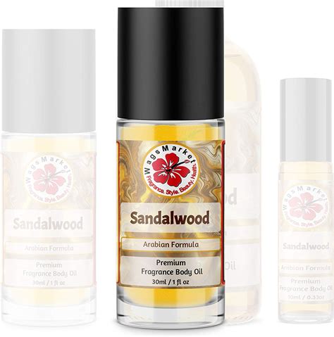 Wagsmarket Sandalwood Perfume Oil Choose From 033oz Roll