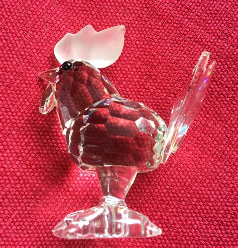 Boxed Swarovski Crystal Cockerel Rooster Etsy Ireland