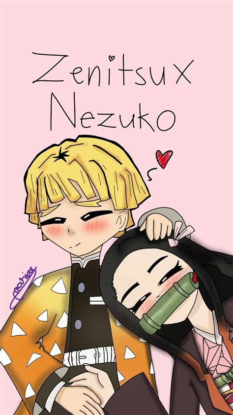 Zenitsu x Nezuko Fanart (Kimetsu No Yaiba ) | Fan art, Anime, Art