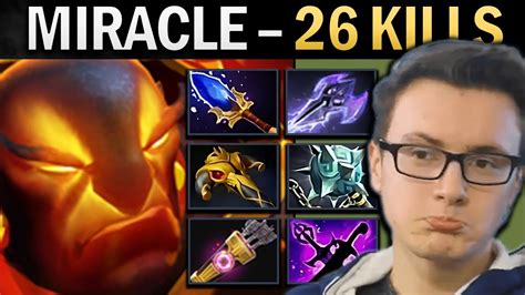 Ember Spirit Dota Gameplay Miracle With 26 Kills And Gleipnir YouTube