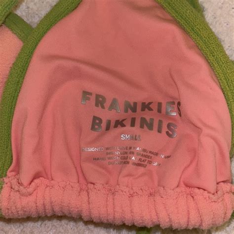 Frankie Bikinis Terry Bikini In Melon Gem