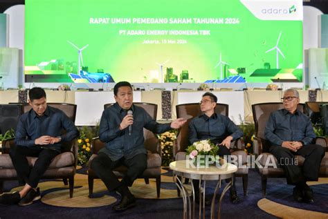 Adaro Energy Bagikan Total Dividen 800 Juta Dolar AS Tahun Buku 2023