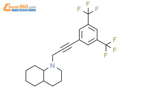 500141 27 5 Quinoline 1 3 3 5 Bis Trifluoromethyl Phenyl 2 Propynyl